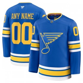 Miesten NHL St. Louis Blues Pelipaita Custom 2025-26 Fanatics Premium Koti Sininen